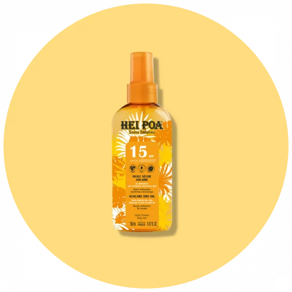 HEI POA Huile Solaire Monoï SPF15 Solaire