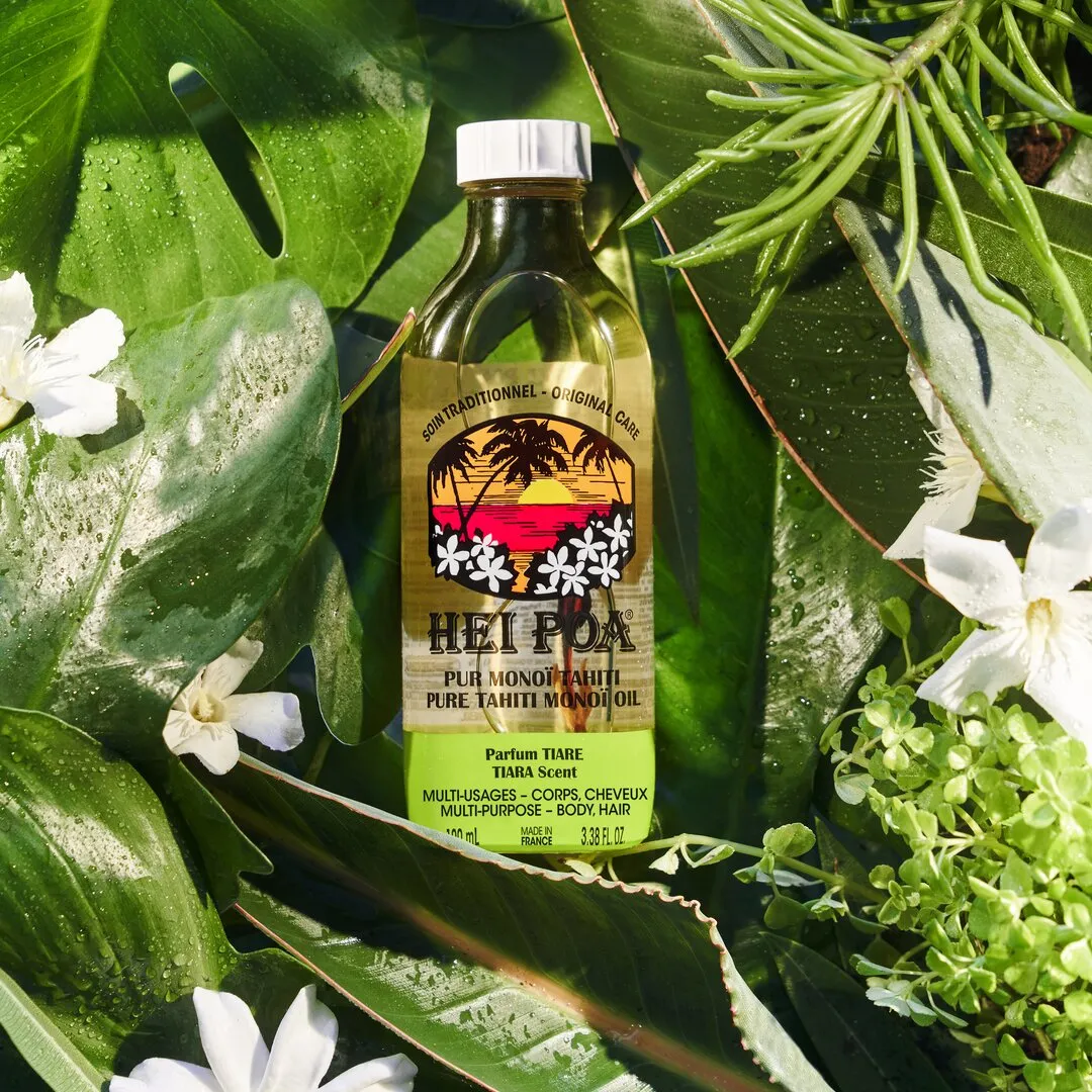 L'huile de monoï de Tahiti Haut-Ségala est hydratante pour une