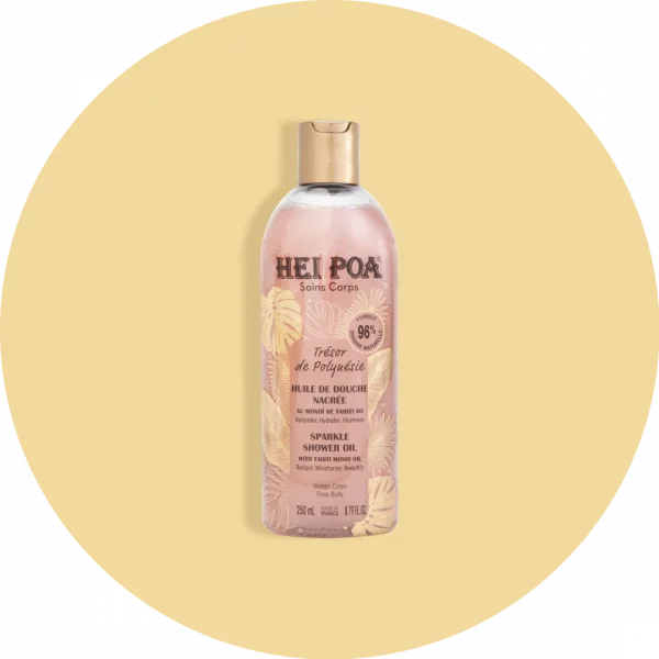 HEI POA Huile de douche Nacrée Trésor de Polynésie Huile de douche