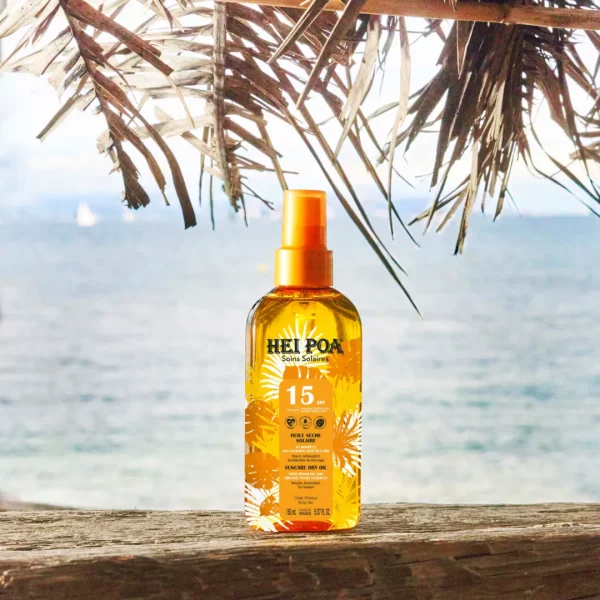 HEI POA Huile Solaire Monoï SPF15 Solaire
