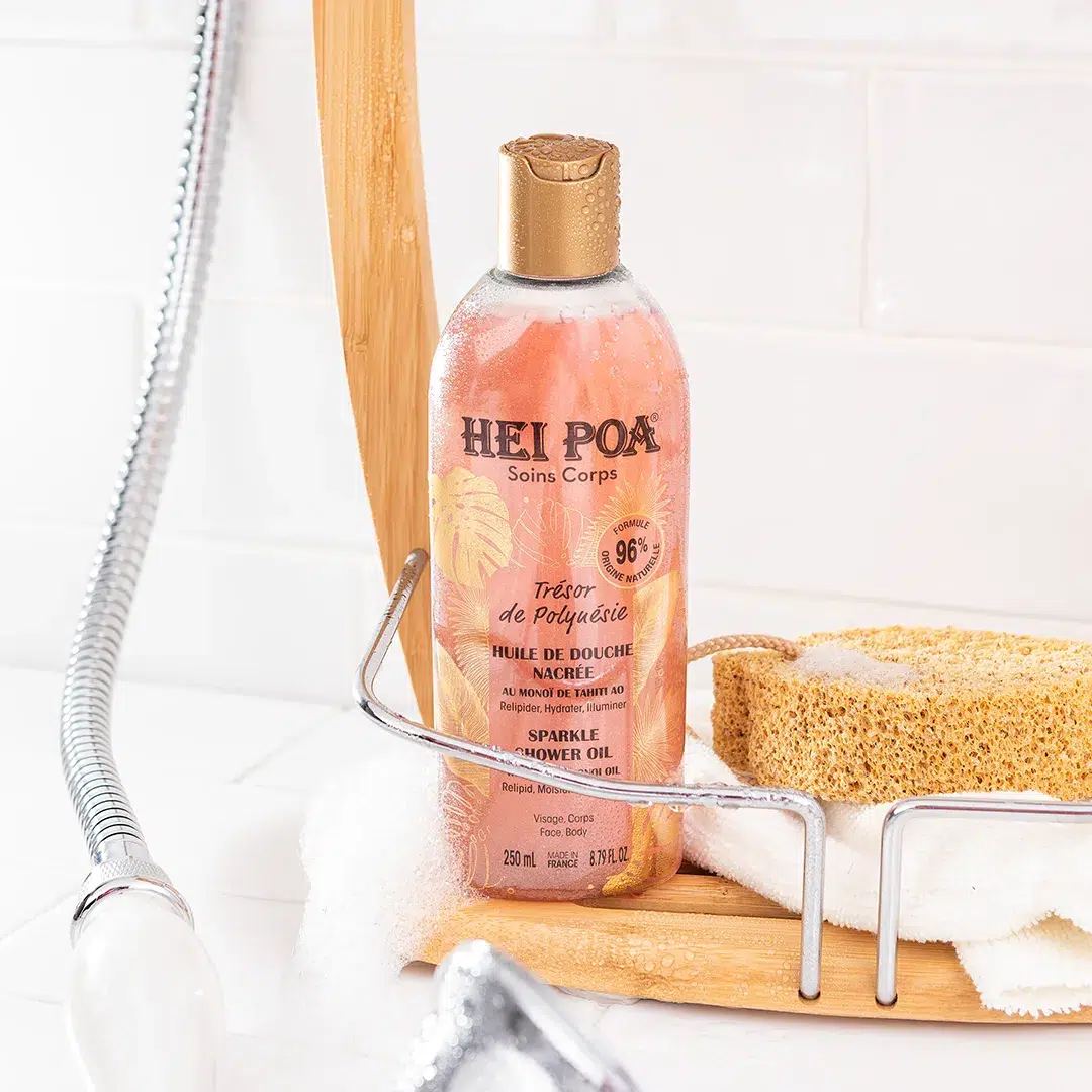 HEI POA Huile de douche Nacrée Trésor de Polynésie Huile de douche